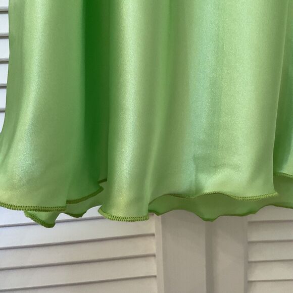 Nicole Miller Lime Green Tank Top Silky, Size XS NWT - Picture 8 of 14